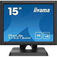 15" iiyama T1531SAW-B6: 1024x768,HDMI,DP,IP54