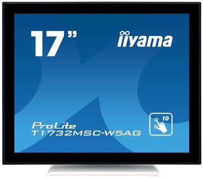 17" iiyama T1732MSC-W5AG - TN,SXGA,5ms,250cd/m2, 1000:1,5:4,VGA,HDMI,DP,USB,repro.