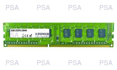 2-Power 2GB PC3-10600U 1333MHz DDR3 CL9 Non-ECC DIMM 2Rx8 ( DOŽIVOTNÍ ZÁRUKA )