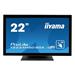 22" iiyama T2234MSC-B6X: IPS, FullHD, capacitive, 10P, 350cd/m2, VGA, DP, HDMI, černý