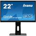 22" iiyama XB2283HS-B5: VA, FullHD@75Hz, 250cd/m2, 4ms, VGA, HDMI, DP, height, pivot, černý