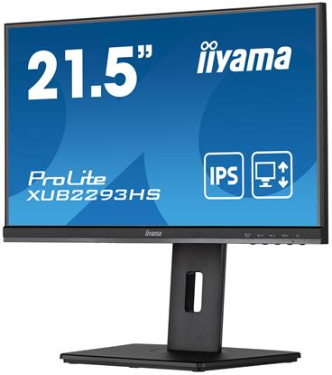 22" iiyama XUB2293HS-B5: IPS,FHD,VGA,HDMI,DP,pivot