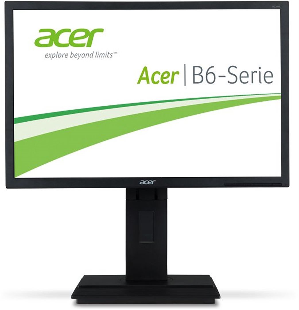 22" LCD Acer B226WL - TN,1680x1050,5ms,60Hz,250cd/m2, 100M:1,16:10,DVI,HDMI,DP,pivot + 3 roky NBD