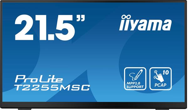 22" LCD iiyama T2255MSC-B1:PCAP,IPS,FHD,HDMI