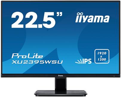23" iiyama XU2395WSU-B1 - IPS,1920x1200,4ms,250cd/m2, 1000:1,16:10,VGA,HDMI,DP,USB,repro.
