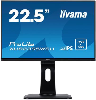 23" iiyama XUB2395WSU-B1 - IPS,1920x1200,4ms,250cd/m2, 1000:1,16:10,VGA,HDMI,DP,USB,repro.,pivot