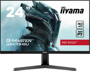 24" iiyama G-Master G2470HSU-B1: IPS, FullHD@165Hz, 0.8ms, HDMI, DP, USB, FreeSync, černý