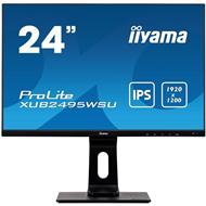 24" iiyama XUB2495WSU-B3: IPS, 1920x1200, 16:10, 300cd/m2, 5ms, VGA, HDMI, DP, height, pivot, černý