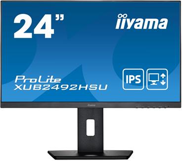 24"LCD iiyama XUB2492HSU-B5:IPS,4ms,DP,HDMI,USB