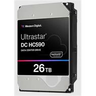 26TB WDC Ultrastar HC590 - 7200rpm, SAS3, 512e/4kn, 512MB ArmorCache, OptiNAND (SE) 3,5"