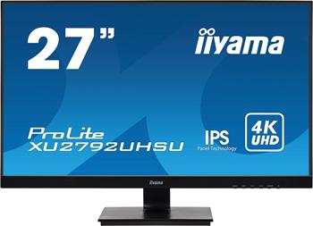 27" iiyama XU2792UHSU-B1: IPS, 4K, 300cd/m2, 4ms, HDMI, DP, DVI, USB, černý