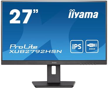 27" iiyama XUB2792HSN-B5:IPS,FHD,USB-C,HDMI,DP,rep