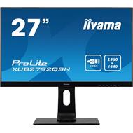 27" iiyama XUB2792QSN-B1: IPS, WQHD@75Hz, 4ms, HDMI, DP, USB-C, USB, FreeSync, height, pivot, černý