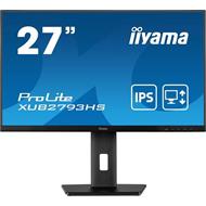 27" iiyama XUB2793HS-B7:IPS,FHD,100Hz,HDMI,DP,HAS