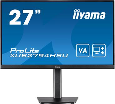 27" iiyama XUB2794HSU-B1:VA,FHD,HDMI,DP,USB,HAS
