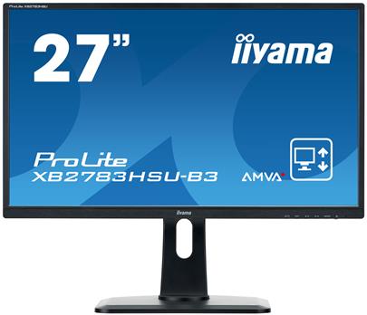 27" LCD iiyama XB2783HSU-B3 -AMVA+,4ms,300cd/m2,3000:1,FHD,VGA,DVI,HDMI,USB,repro,pivot,výšk.nastav.