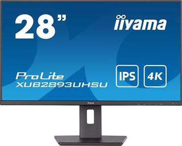 28" iiyama XUB2893UHSU-B5: IPS,UHD,HDMI,DP,HAS,rep