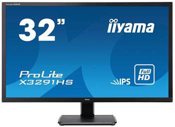 32" iiyama X3291HS-B1: IPS, FullHD, 250cd/m2, 5ms, VGA, DVI, HDMI, černý