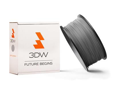 3DW - PLA filament 1,75mm šedá, 1kg, tisk 190-210°C