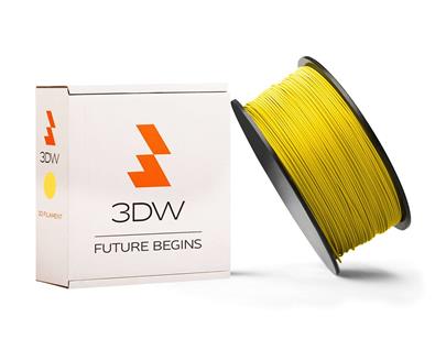 3DW - PLA filament 1,75mm žlutá, 1kg, tisk 190-210°C