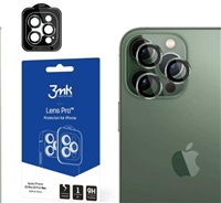3mk tvrzené sklo Lens Pro ochrana kamery pro Apple iPhone 13 Pro / iPhone 13 Pro Max, zelená
