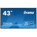 43" iiyama LH4352UHS-B1: IPS, 4K UHD, 500cd/m2, 24/7, LAN, Android 8.0, černý
