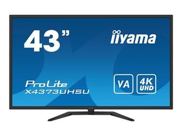 43" iiyama X4373UHSU-B1:VA,UHD,2xHDMI,DP,USB,PIP