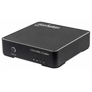 4K 2-Port HDMI Splitter, 4K@60Hz, AC Powered, HDCP 2.2, Black