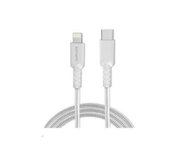 4smarts datový kabel RAPIDCord USB-C -> Lightning Mfi, délka 1m, bílá