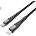 4smarts odolný MFi kabel PremiumCord 20W USB-C/Lightning, délka 3 m, černá