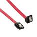 4World HDD kabel | SATA 3 | SATA-SATA | 60cm | pravý | petlice | červený