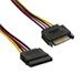4World HDD Prodlužovací kabel | 15 pin SATA | 20cm | nabíjení | přenos dat