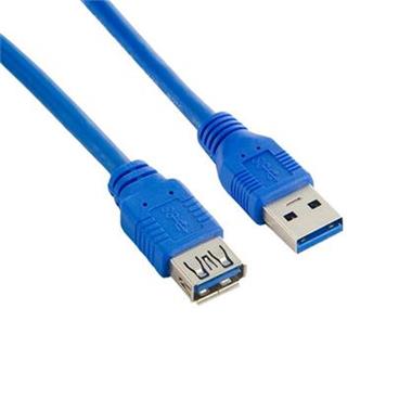 4World Kabel USB 3.0 AM-AF 1.8m| modrý