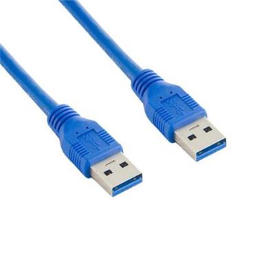 4World Kabel USB 3.0 AM-AM 0.5m| modrý