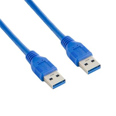 4World Kabel USB 3.0 AM-AM 1.0m| modrý