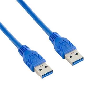 4World Kabel USB 3.0 AM-AM 5.0m| modrý