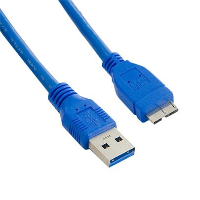 4World Kabel USB 3.0 AM- Micro BM 1.0m| modrý