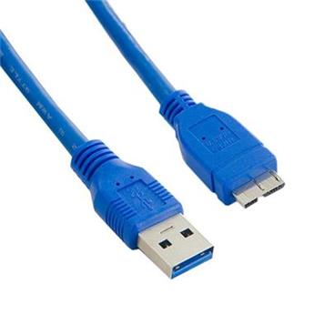 4World Kabel USB 3.0 AM- Micro BM 1.8m| modrý
