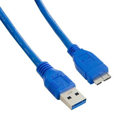 4World Kabel USB 3.0 AM- Micro BM 5.0m| modrý