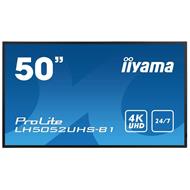 50" iiyama LH5052UHS-B1: VA, 4K UHD, 500cd/m2, 24/7, LAN, Android 8.0, černý