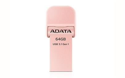64GB ADATA lightning/USB 3.1 i-Memory růžová