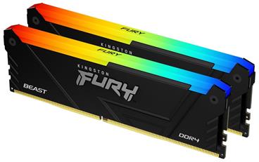 64GB DDR4-2666MHz CL16 FURY Beast RGB, 2x32GB