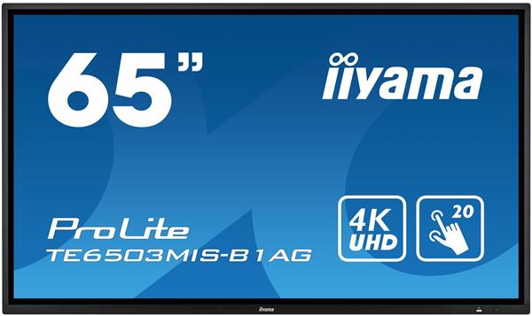 65" iiyama TE6503MIS-B1AG: IPS,4K,VGA,HDMI