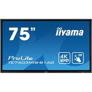 75" iiyama TE7503MIS-B1AG: IPS,4K,VGA,HDMI