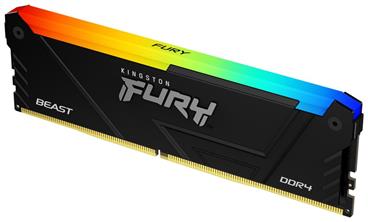 8GB DDR4-2666MHz CL16 Kingston FURY Beast RGB