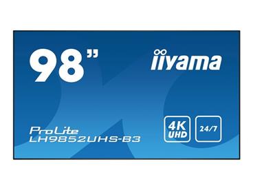98" iiyama LH9852UHS-B3: IPS,4K UHD,24/7,OPS slot