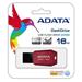 A-DATA DashDrive Series UV100 16GB USB 2.0 flashdisk, slim, červený
