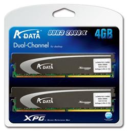 A-DATA DDR3 4GB 2000X (2x2GB kit) X Series