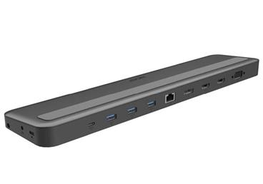 Acer 13in1 Type C Minidock: 3x USB3.0 (5Gbps Data Transfer), 1x USB-C (5Gbps Data transfer), 1x USB-C Power Delivery (up to 100W)
