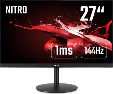 Acer LCD Nitro XV272UPbmiiprzx 27" IPS LED 2560x1440@144Hz /100M:1/1ms/2xHDMI 2.0, 1xDP 1.4, USB3.0 Hub, Audio out/repro